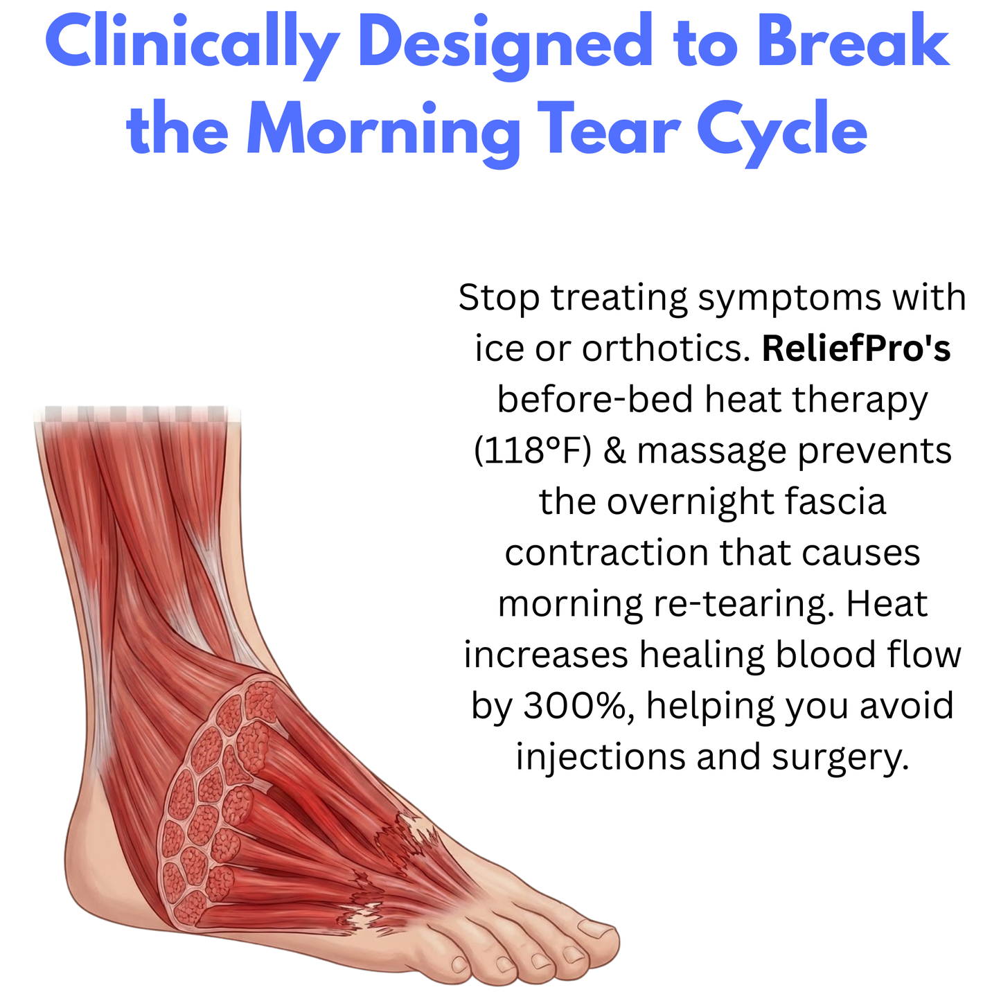 ReliefPro Therapeutic Heated Foot Massager